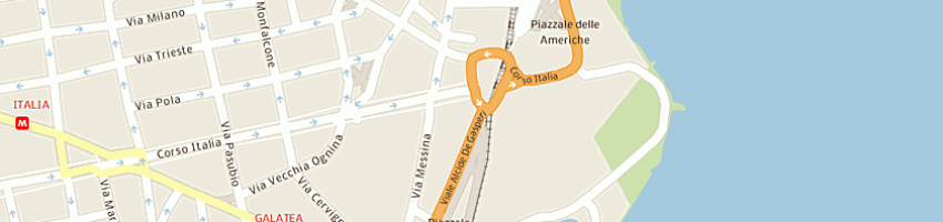 Mappa della impresa monti immobiliare(srl) a CATANIA