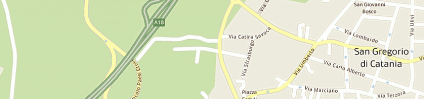 Mappa della impresa costantino carmelo a SAN GREGORIO DI CATANIA