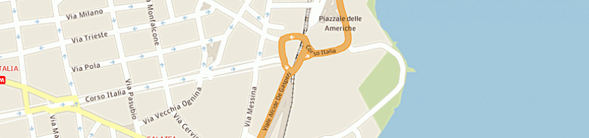 Mappa della impresa inlinea spa a CATANIA