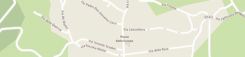 Mappa della impresa leonardi sebastiano a ZAFFERANA ETNEA
