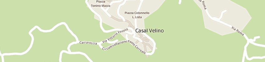 Mappa della impresa supermercato scola alfonso a CASAL VELINO