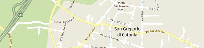 Mappa della impresa casella filippo giuseppe a SAN GREGORIO DI CATANIA