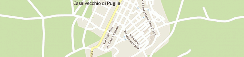 Mappa della impresa bar 2000 snc di spinelli antonio e di giorgio giuseppe a CASALVECCHIO DI PUGLIA