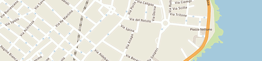 Mappa della impresa arc auto revisione catanese snc di a alfio ros a CATANIA