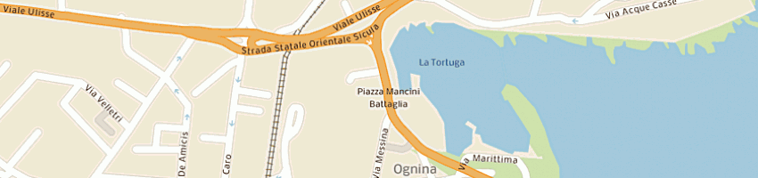 Mappa della impresa ognina pesce di pidatella giuseppe e c snc a CATANIA