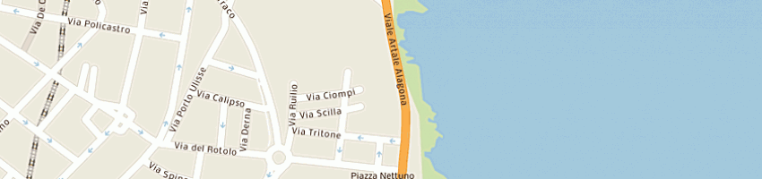 Mappa della impresa regione siciliana dipto regle industria a CATANIA