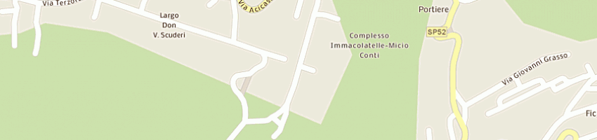 Mappa della impresa sirar srl siciliana rappresentanze riunite a SAN GREGORIO DI CATANIA