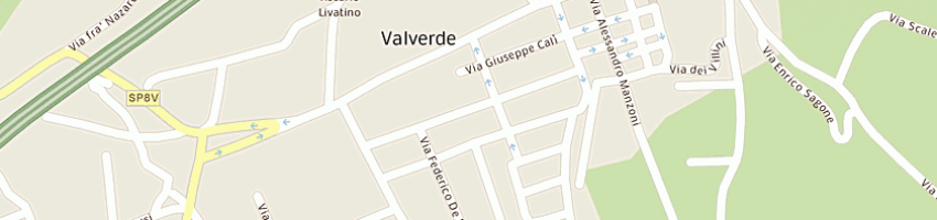 Mappa della impresa caponnetto vincenzo a VALVERDE