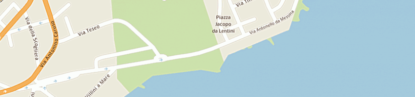 Mappa della impresa moda e vita di francipelli nunzio a ACI CASTELLO