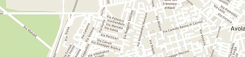 Mappa della impresa hotel crisilio di dell'arte michelangela e c sas a AVOLA