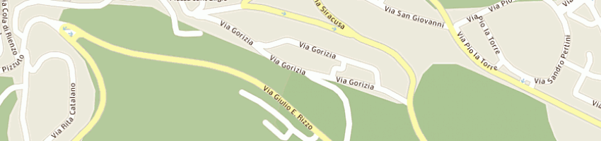 Mappa della impresa pitruzzello finuccia a MELILLI