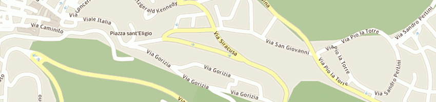 Mappa della impresa centro analisi a MELILLI