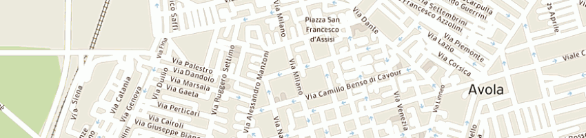 Mappa della impresa corsico giuseppe a AVOLA