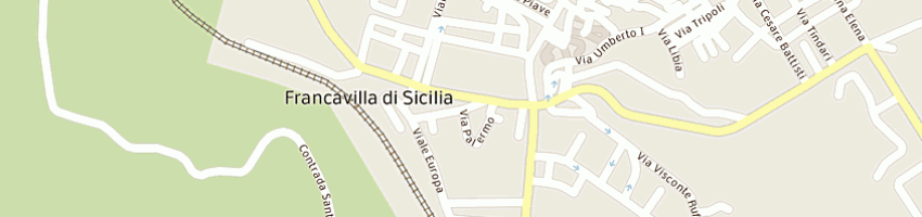 Mappa della impresa caffe' di campanella e patane' (snc) a FRANCAVILLA DI SICILIA