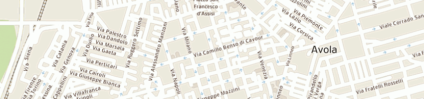 Mappa della impresa uslazienda unita' sanitaria locale n8 a AVOLA