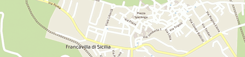 Mappa della impresa termoidraulica di orsina vito e figlio snc a FRANCAVILLA DI SICILIA