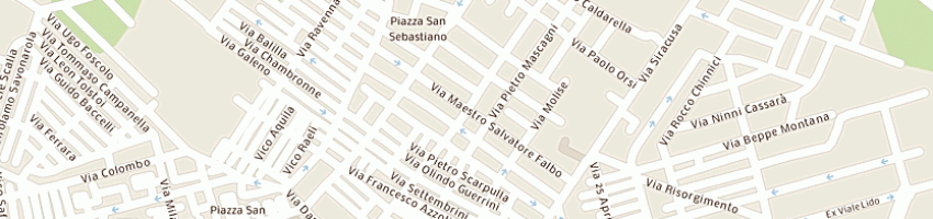 Mappa della impresa partyland di caruso giuseppina a AVOLA