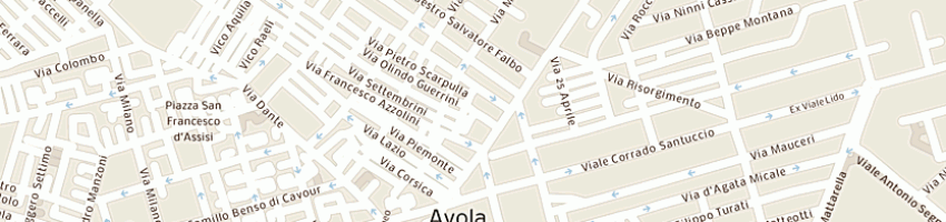 Mappa della impresa battaglia paolo a AVOLA