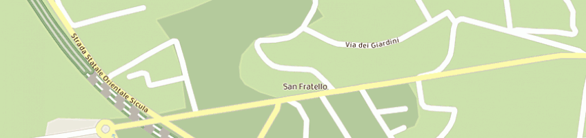 Mappa della impresa platania giuseppe a MELILLI