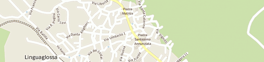 Mappa della impresa carabinieri a LINGUAGLOSSA