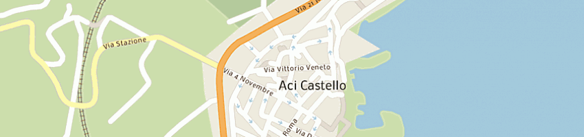 Mappa della impresa farmacia di panto' rosaria e c snc a ACI CASTELLO