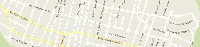 Mappa della impresa lo giudice francesco a FLORIDIA