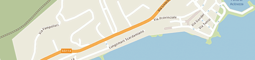 Mappa della impresa perez fabrizio a ACI CASTELLO