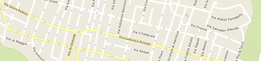 Mappa della impresa poste italiane a FLORIDIA