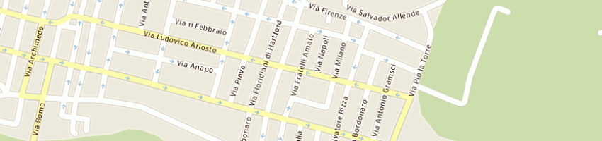 Mappa della impresa faraci tonino a FLORIDIA