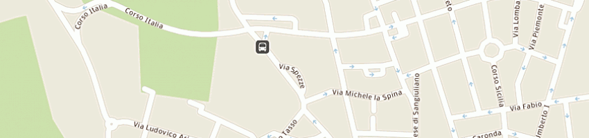 Mappa della impresa rosco elettronica a ACIREALE