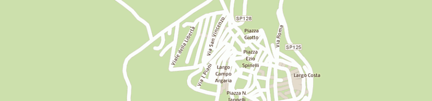 Mappa della impresa minelli incoronata a FAETO