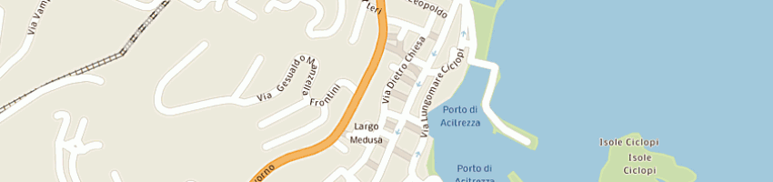 Mappa della impresa euromar di ganesio pietro e c snc a ACI CASTELLO