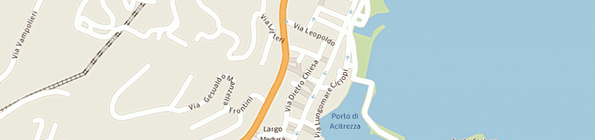 Mappa della impresa casa del pesce di greco salvatore sas a ACI CASTELLO