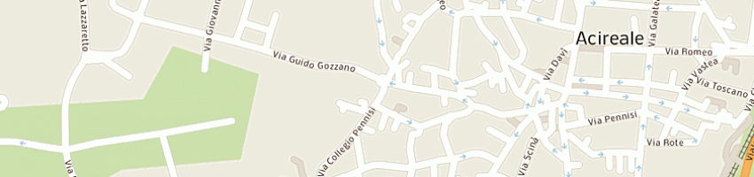 Mappa della impresa genius di privitera grazia sas a ACIREALE
