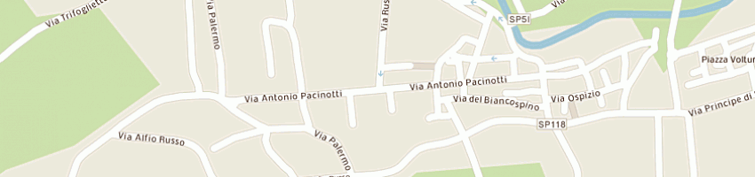 Mappa della impresa grasso sebastiana a GIARRE