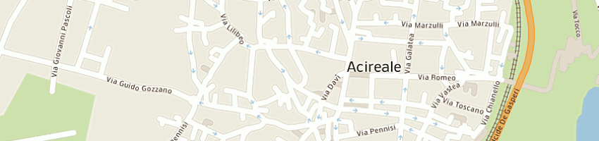 Mappa della impresa comune di acireale uff beni culturali a ACIREALE