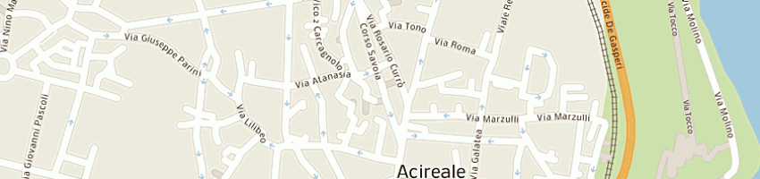 Mappa della impresa puglisi francesco a ACIREALE