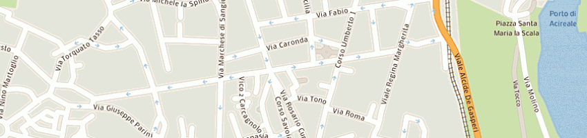 Mappa della impresa privitera alfio a ACIREALE