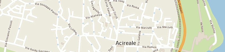 Mappa della impresa vecchio sebastiano a ACIREALE