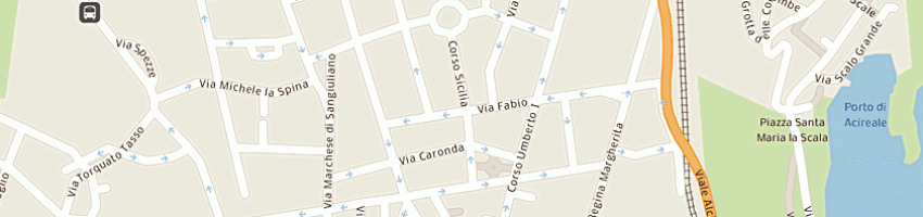 Mappa della impresa elettrocasa srl a ACIREALE