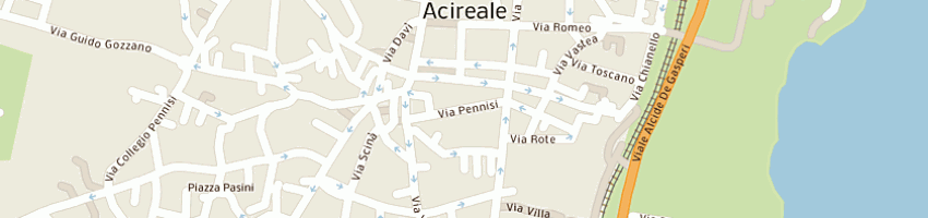 Mappa della impresa messina giuseppe a ACIREALE