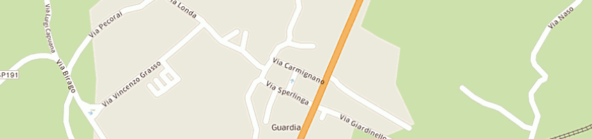 Mappa della impresa gsm costruzioni di granata vincenzo massimo e c sas a ACIREALE