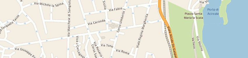Mappa della impresa azzolina margherita a ACIREALE