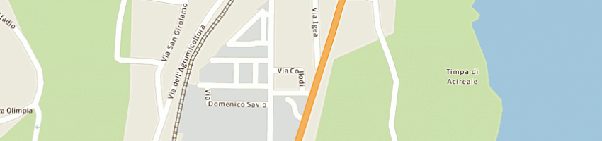 Mappa della impresa effeci srl a ACIREALE
