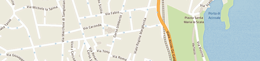 Mappa della impresa circolo universitario a ACIREALE