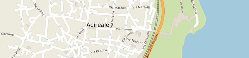 Mappa della impresa confederazione italiana coltivatori a ACIREALE