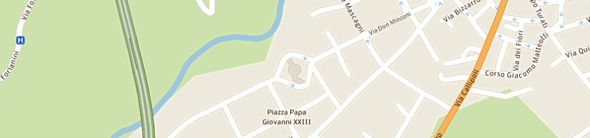 Mappa della impresa moroussia di cavallaro maria a GIARRE