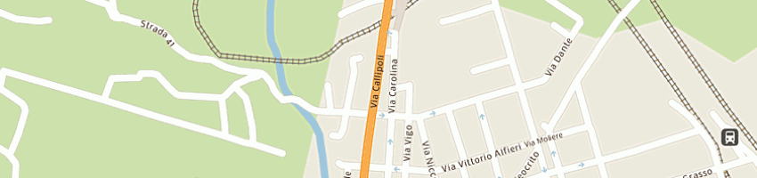 Mappa della impresa albafon srl a GIARRE