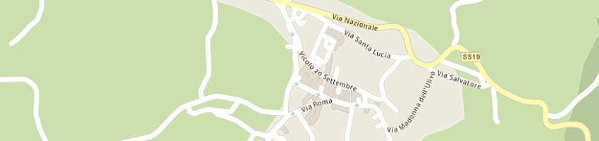 Mappa della impresa campagna santino a SERRE