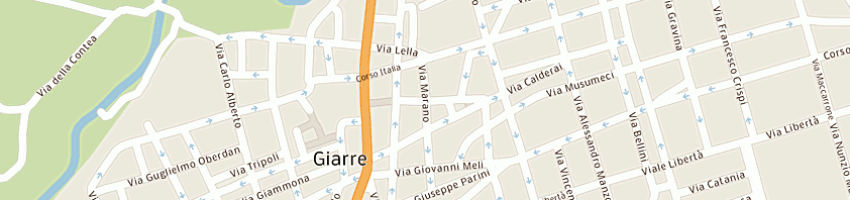 Mappa della impresa torrisi mario e csas a GIARRE